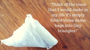 Think of the room that I would make in my life if I simply folded those damn bags into organized triangles!